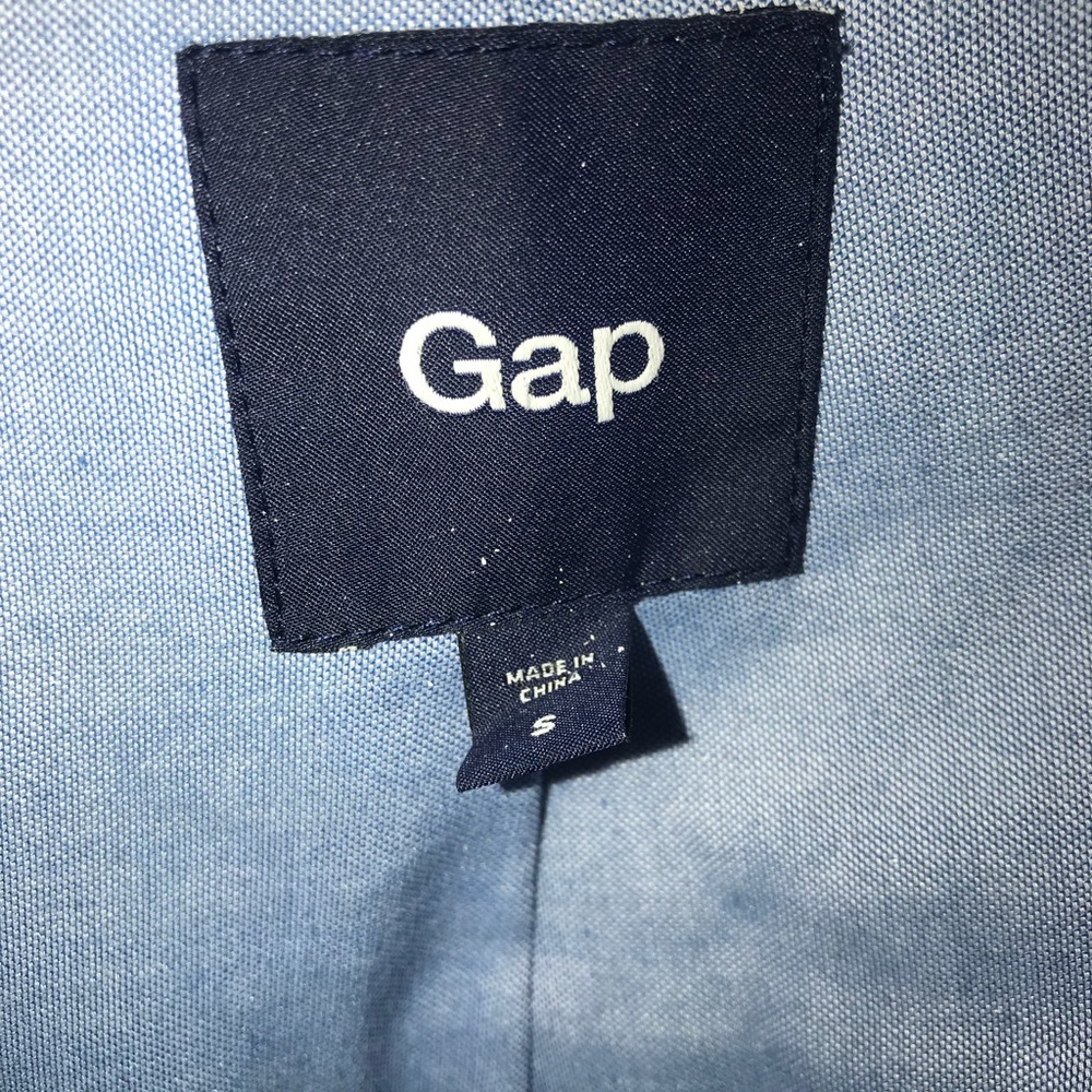 GAP Tan Button Up Jacket Size Small - Picture 4 of 6